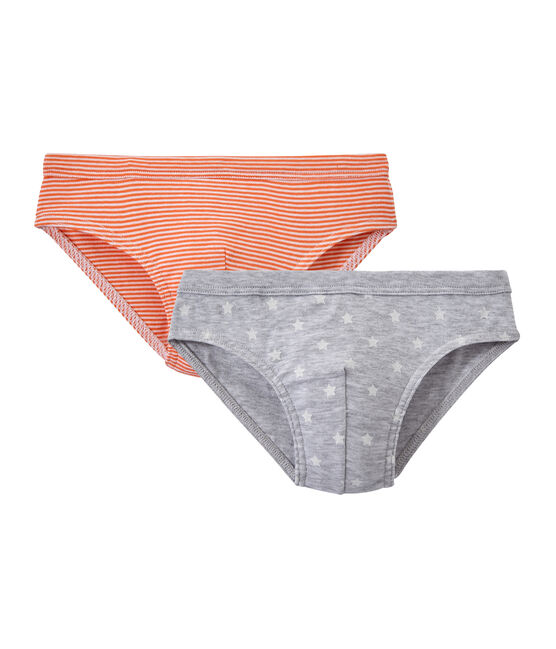 Lote de 2 slips para niño blanco LOT