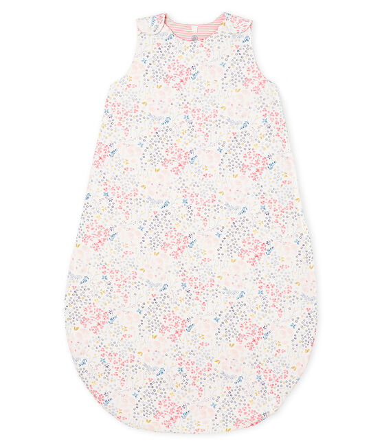 Saco reversible para bebé niña de punto blanco MARSHMALLOW/blanco MULTICO