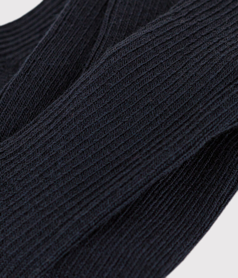 Leotardos de lana de beb&eacute; azul SMOKING