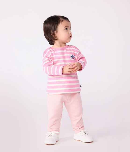 Marinera de algodón para bebé rosa BOUDOIR/ MILK