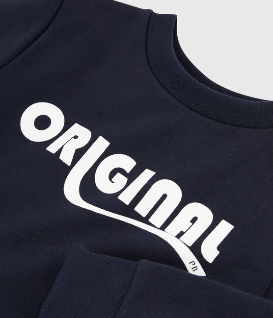 Sudadera de niño azul SMOKING