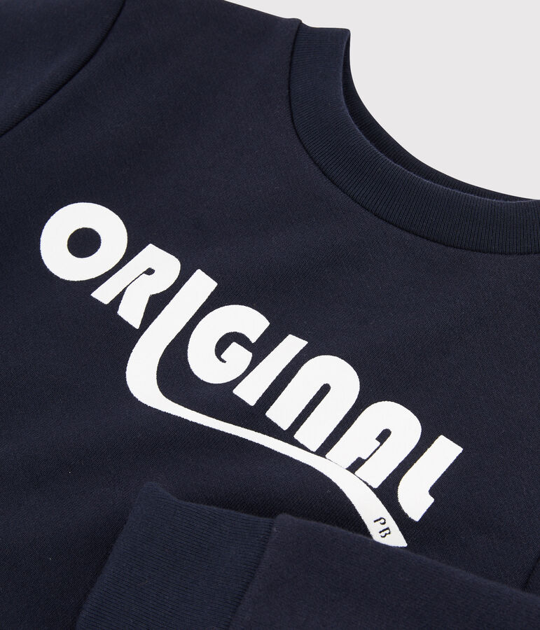 Sudadera de ni&ntilde;o azul