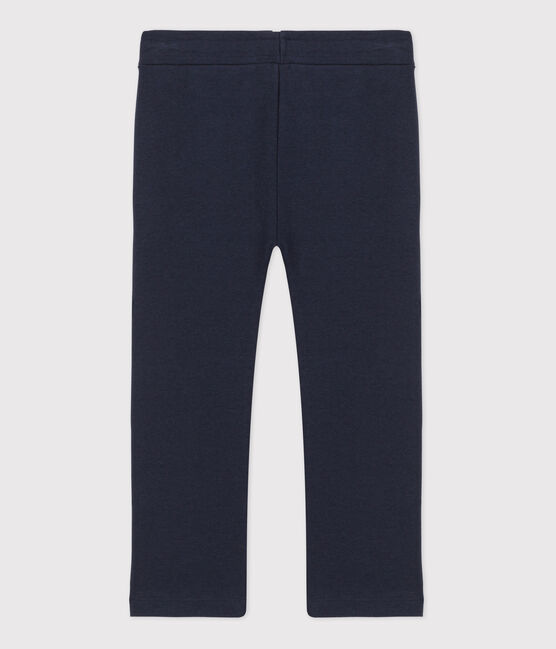 Pantalón de algodón para niña azul SMOKING