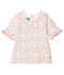 Blusa de manga corta estampado para beb&eacute; ni&ntilde;a blanco/multicolor