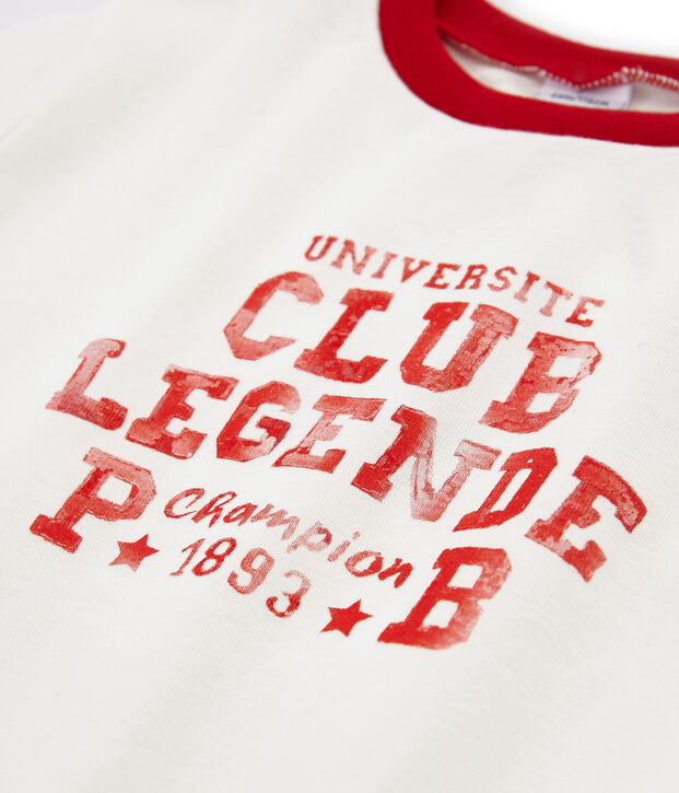 Camiseta de ni&ntilde;o blanco