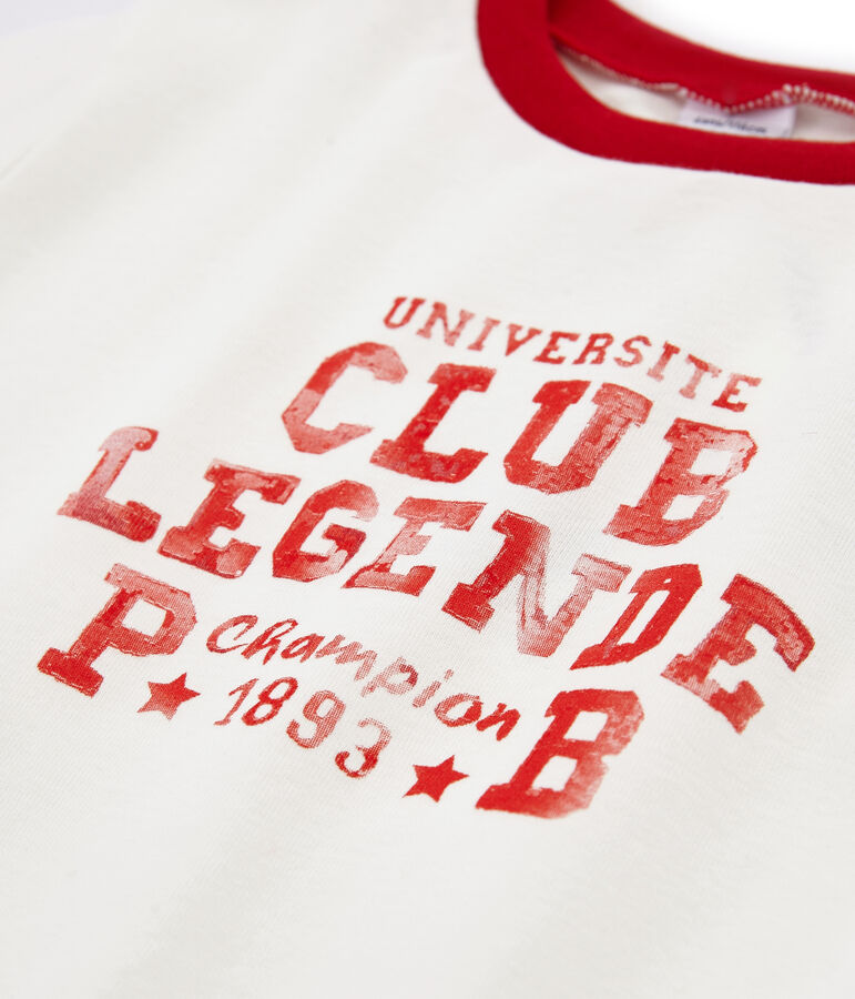 Camiseta de ni&ntilde;o blanco