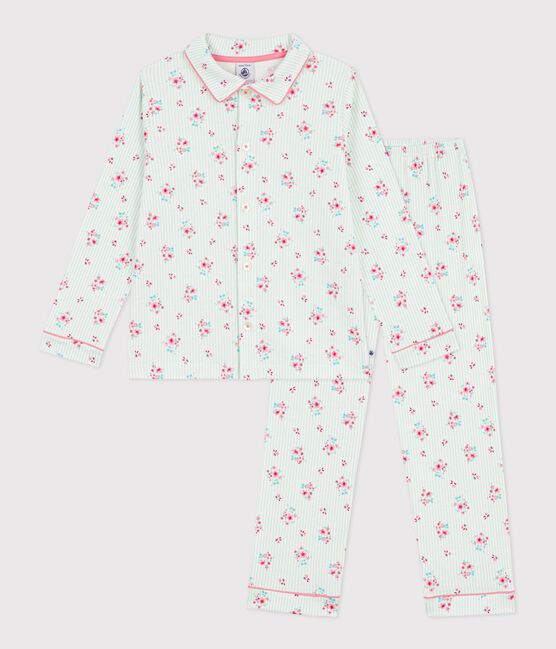 Pijama infantil abotonado de algodón estampado MARSHMALLOW/ AMANDIER/ MULTICO
