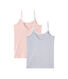 Pack de 2 camisetas de tirantes para niña