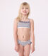 Bikini infantil a rayas