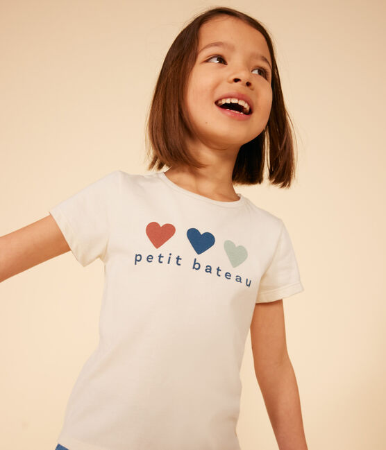 Camiseta de punto ligero para niña blanco AVALANCHE/ MEDIEVAL