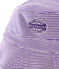 Sombrero bob reversible de canal&eacute; mujer blanco/violeta/amarillo