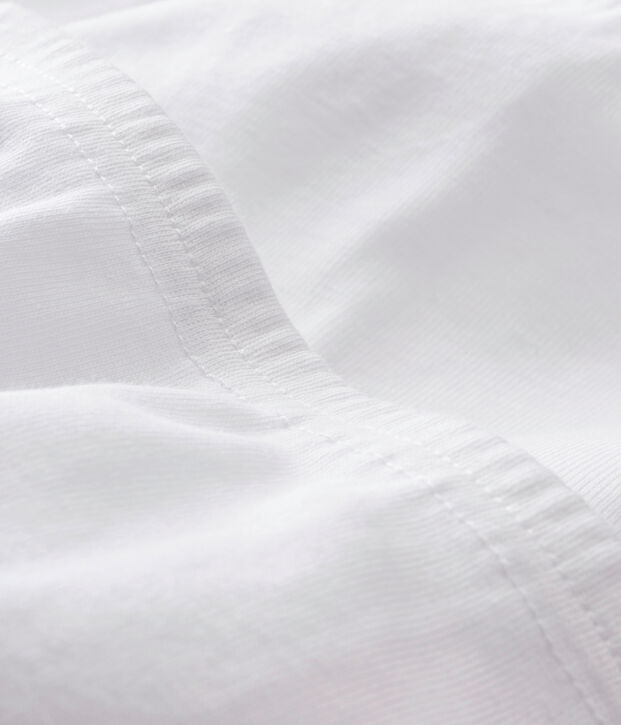 Juego de 2 pantalones con pies para beb&eacute; blanco