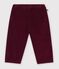 Pantal&oacute;n de terciopelo liso para beb&eacute; TRUFFE
