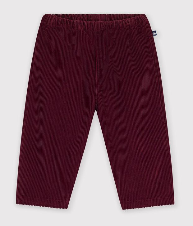 Pantal&oacute;n de terciopelo liso para beb&eacute; TRUFFE