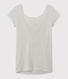Camiseta de lino con cuello redondo