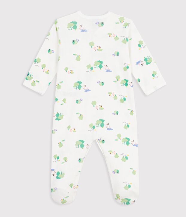 Dors bien en coton blanco/azul/multicolor