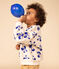 Sudadera estampada de muletón de niña/niño blanco AVALANCHE/ NEWBLEU