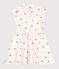 Vestido infantil de algodón sin mangas con corazones blanco AVALANCHE/ MULTICO