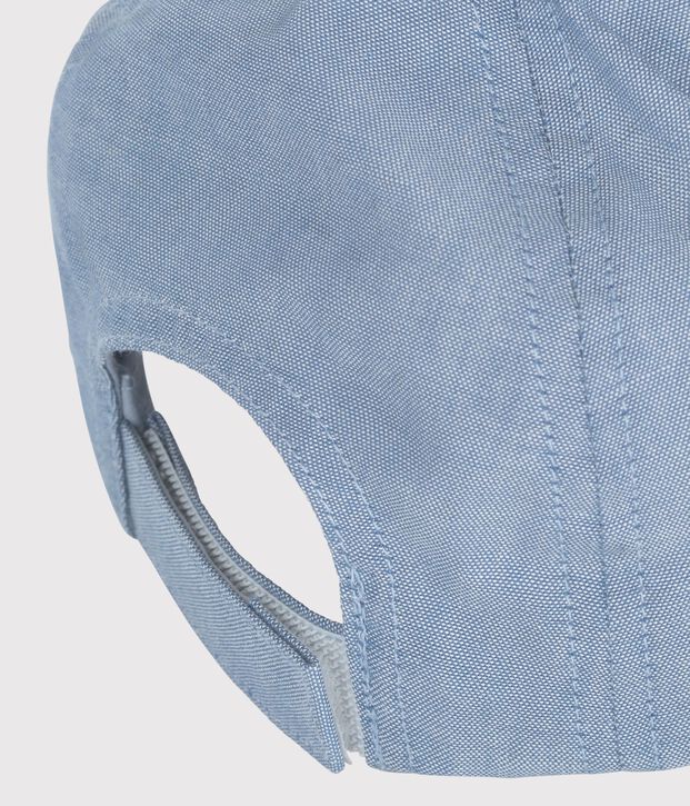 Sombrero en denim claro Petit Bateau para beb&eacute; azul