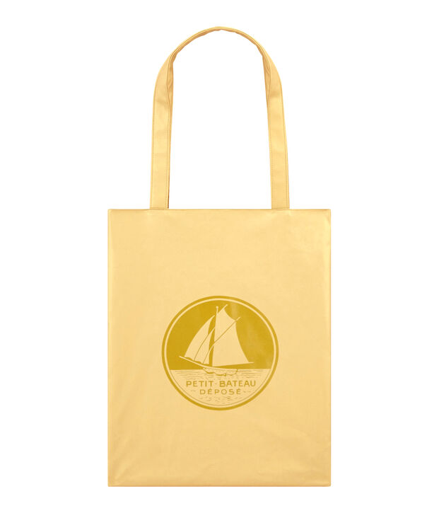 Bolsa shopping liso amarillo