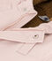 Gabardina con forro de sherpa de bebé rosa SALINE