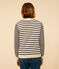 Jersey marinero de algodón para mujer blanco AVALANCHE/azul SMOKING
