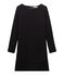 Vestido recto de túbico para mujer negro NOIR/amarillo DORE