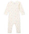 Body de bebé largo en punto para niña blanco MARSHMALLOW/blanco MULTICO