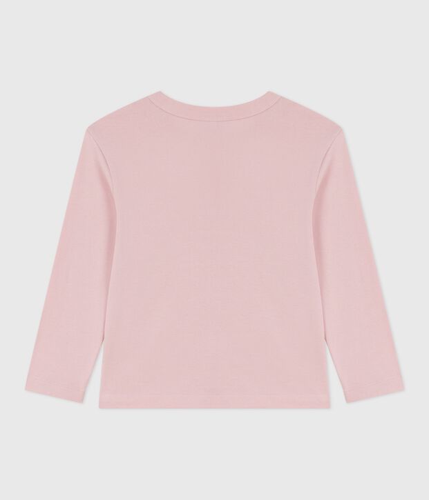 Camiseta infantil lisa de algod&oacute;n de manga larga JOLI
