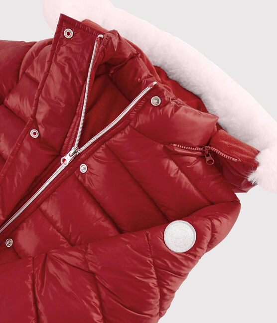 Abrigo para niña rojo TERKUIT