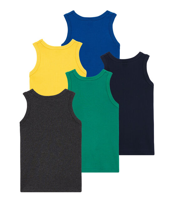 Pack de 5 camisetas sin mangas para niño variante 1