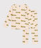 Pijama infantil de algodón con estampado animal blanco AVALANCHE/ MULTICO