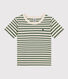 Camiseta a rayas de jersey ligero para niño