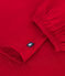 Blusa de manga larga de tela para niña rojo AURORA