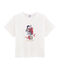 Camiseta de manga corta para niña blanco MARSHMALLOW