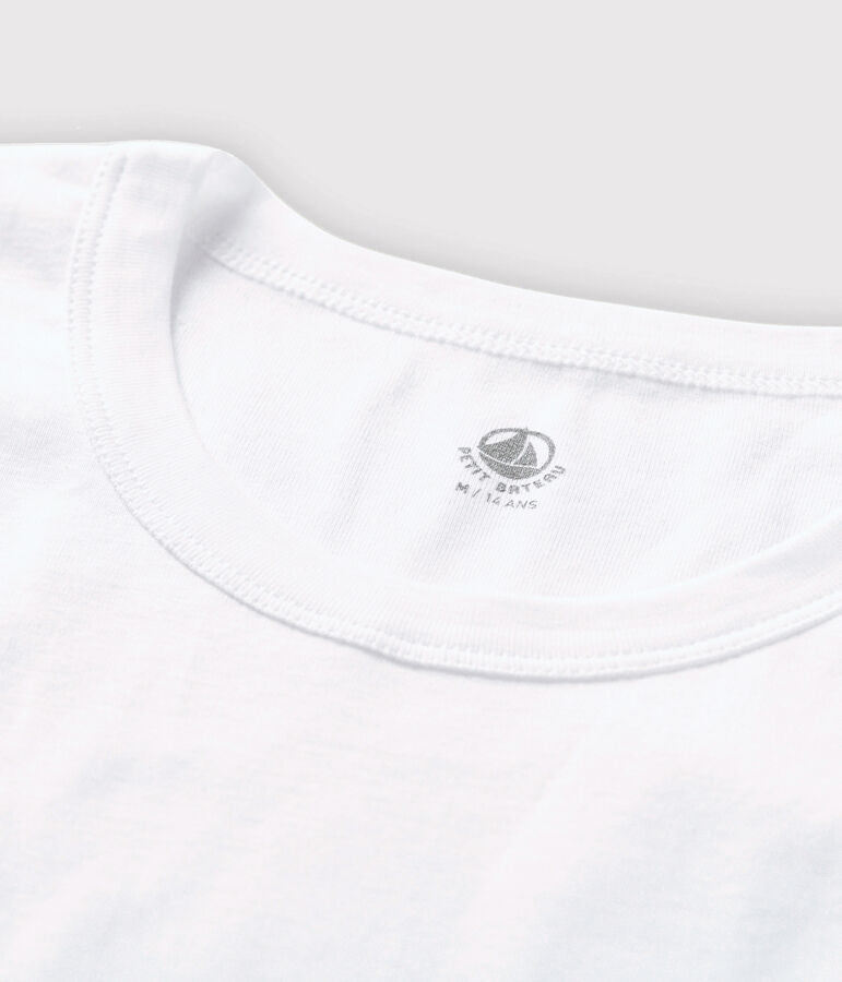 Camiseta de manga corta para hombre blanco ECUME