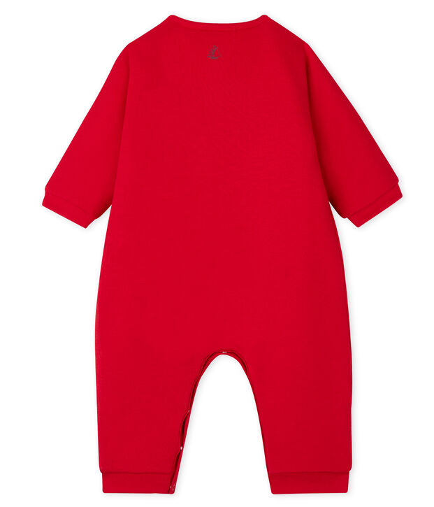 Mono de beb&eacute; unisex rojo