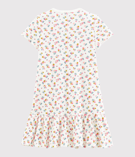 Camisón para niña de punto blanco MARSHMALLOW/blanco MULTICO