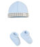 Lote de gorrito y patucos para bebé niño azul FRAICHEUR