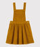 Vestido peto para niña amarillo TOPAZE
