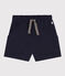 Shorts de punto flameado para niña azul SMOKING