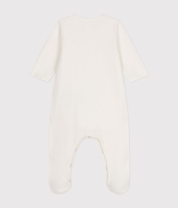 BODYJAMA UNISEX DE TERCIOPELO blanco