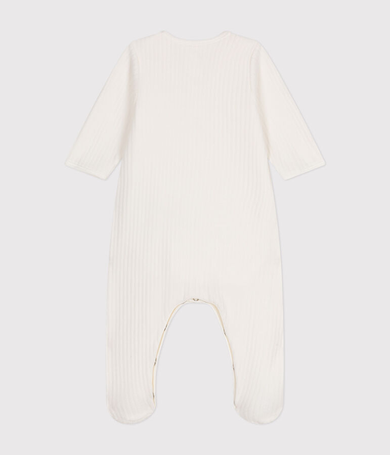 BODYJAMA UNISEX DE TERCIOPELO blanco