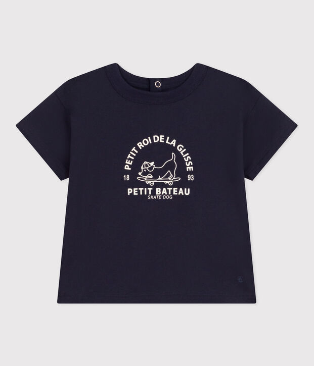 Camiseta de manga corta de jersey ligero para beb&eacute; SMOKING