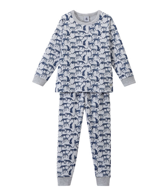 Pijama en túbico estampado para niño blanco ECUME/blanco MULTICO