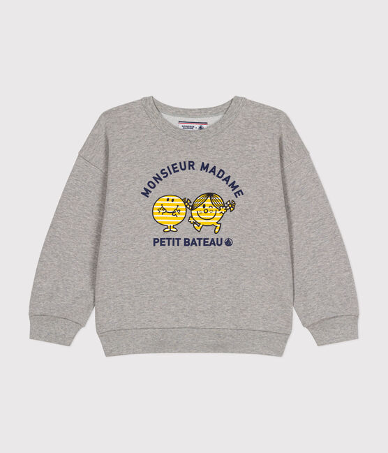 Sudadera infantil Monsieur Madame de muletón CHATON CHINE 40