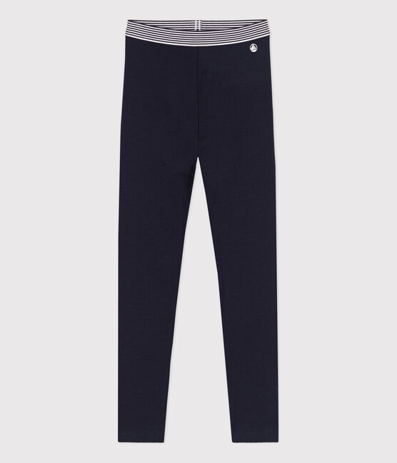 Jeggings de algodón y elastano para niña azul SMOKING