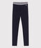 Jeggings de algodón y elastano para niña azul SMOKING