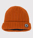 Gorro de punto tricotado con forro polar reciclado para bebé