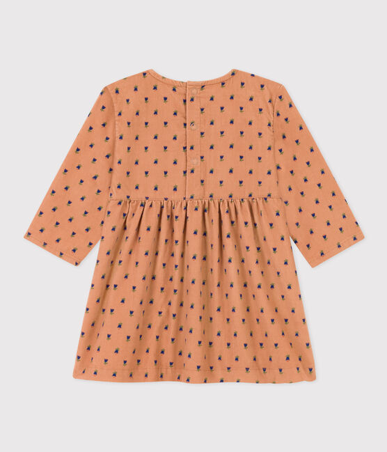 Vestido de terciopelo de manga larga para bebé SIENNA/ MULTICO